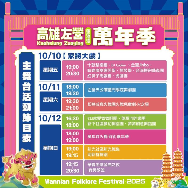 2025高雄左營萬年季～歡迎來大宅門坐坐
